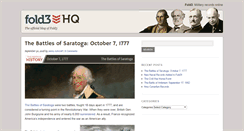 Desktop Screenshot of blog.fold3.com